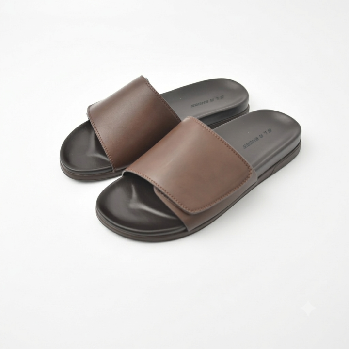 Mules à Large Bride Minimaliste