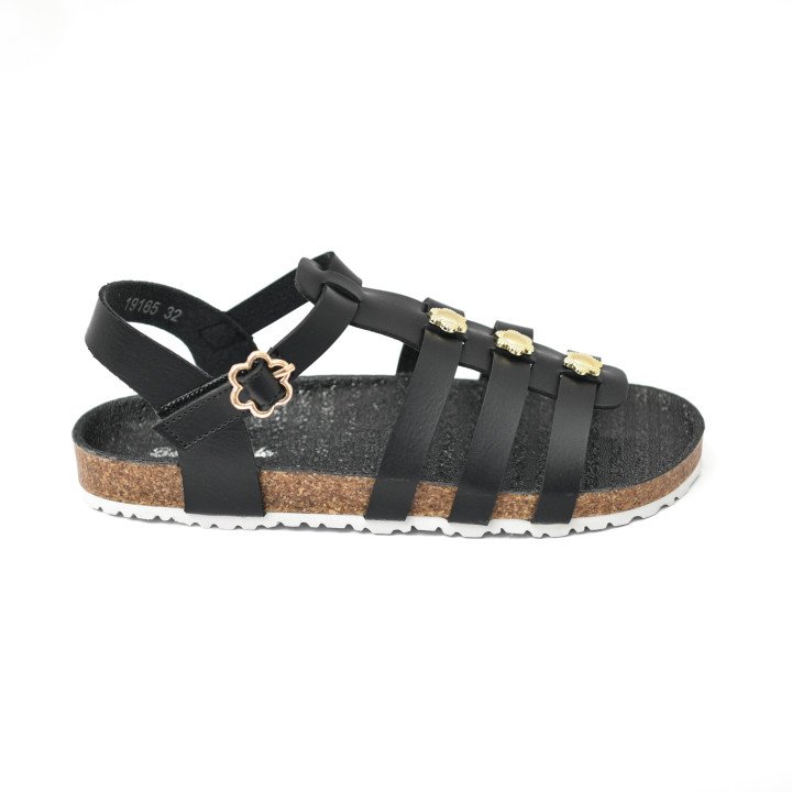 Sandales d'Été à Ornements et Boucle Fleur