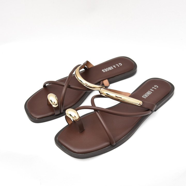 Mules Plates à Entre-doigt