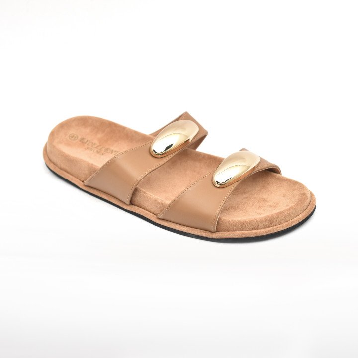 Mules Chic à Détails Métalliques
