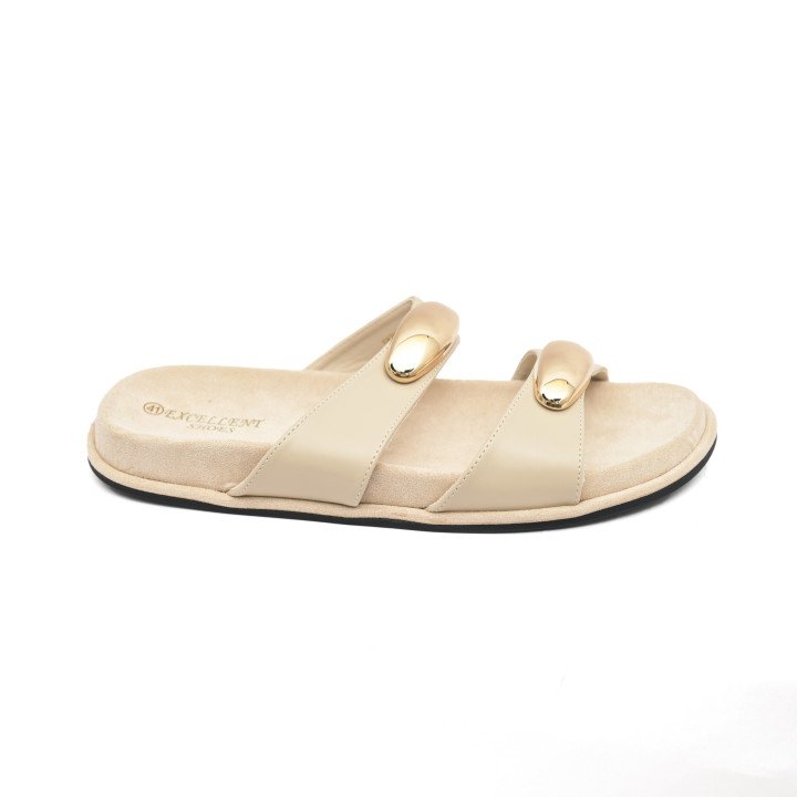 Mules Chic à Détails Métalliques