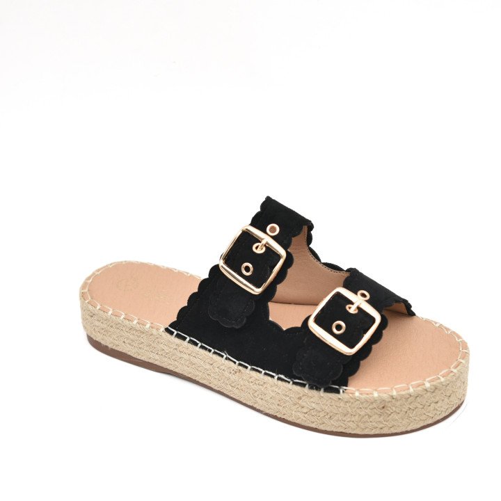 Espadrilles à Plateforme et Boucles