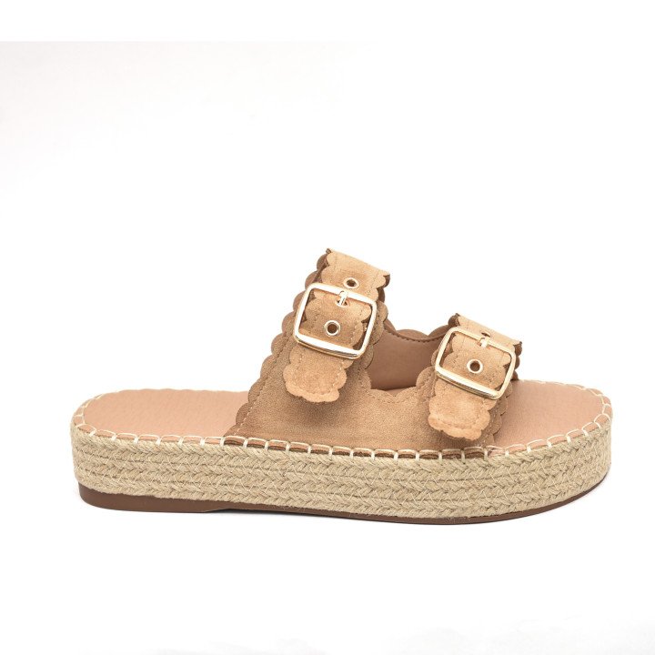 Espadrilles à Plateforme et Boucles