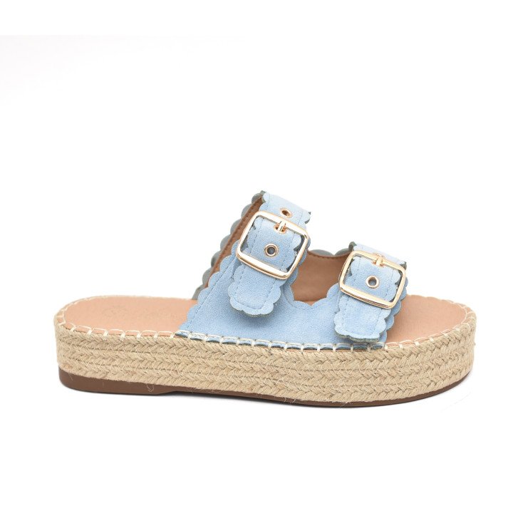 Espadrilles à Plateforme et Boucles
