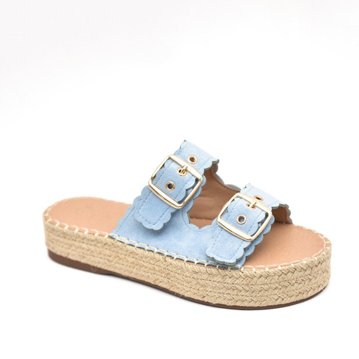 Espadrilles à Plateforme et Boucles