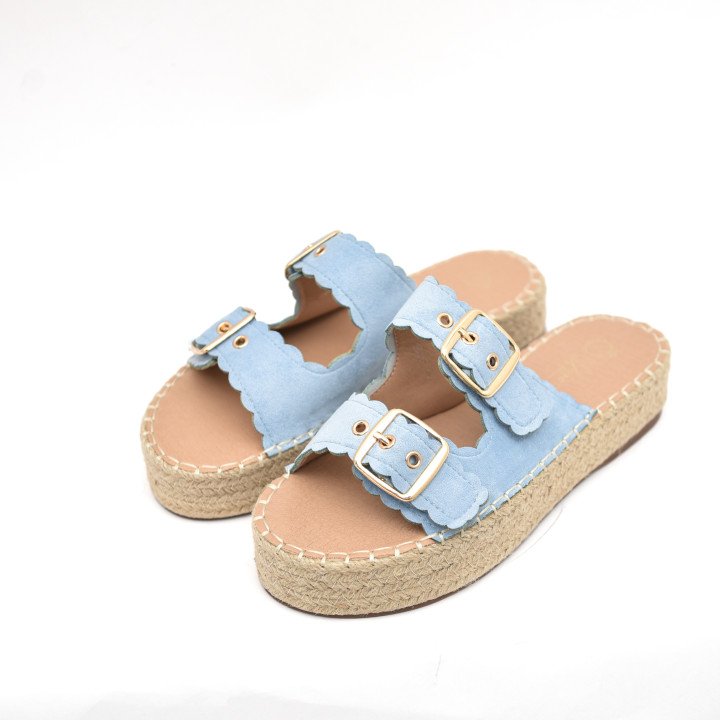 Espadrilles à Plateforme et Boucles
