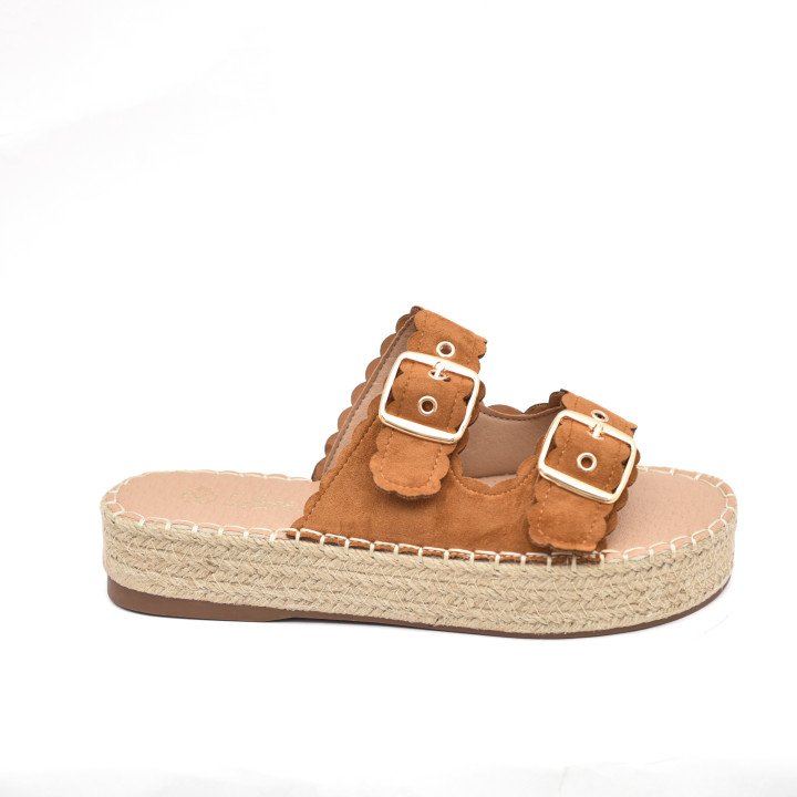 Espadrilles à Plateforme et Boucles