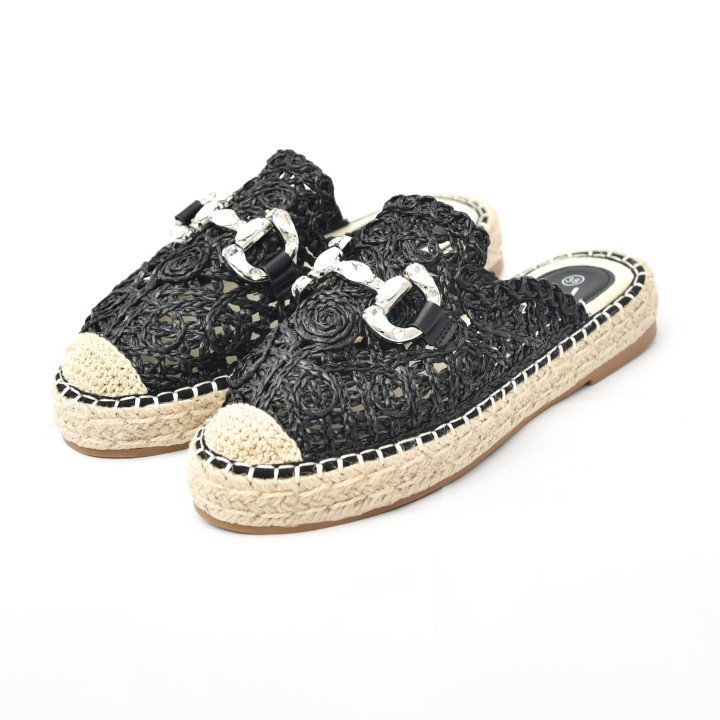 Mule Espadrille Tressée