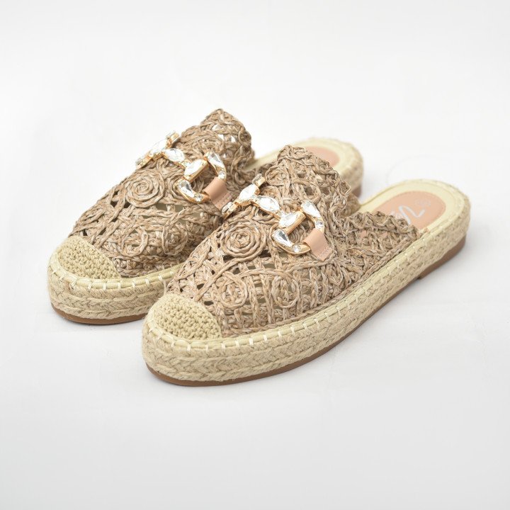 Mule Espadrille Tressée