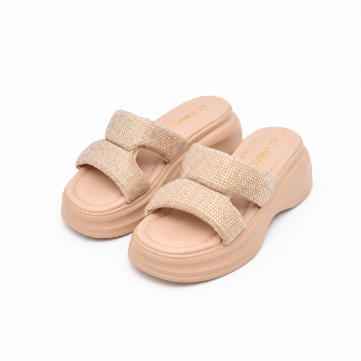Mules Sport-Chic Strassées