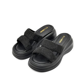 Mules Sport-Chic Strassées