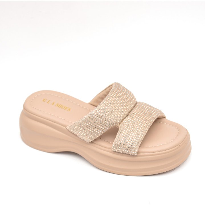 Mules Sport-Chic Strassées