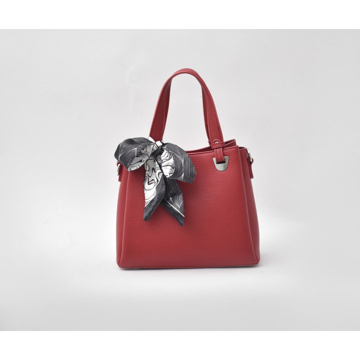 Sac à Main Chic avec Foulard Décoratif
