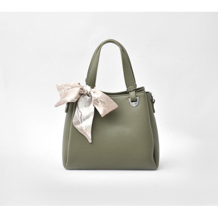 Sac à Main Chic avec Foulard Décoratif