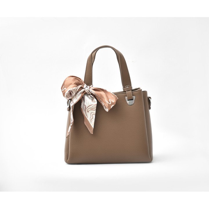 Sac à Main Chic avec Foulard Décoratif