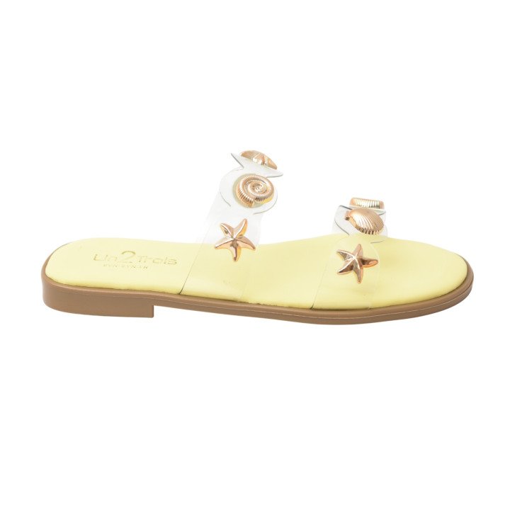 Mule Transparente Coquillage