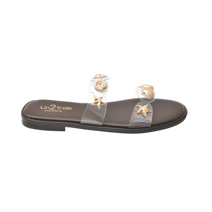 Mule Transparente Coquillage