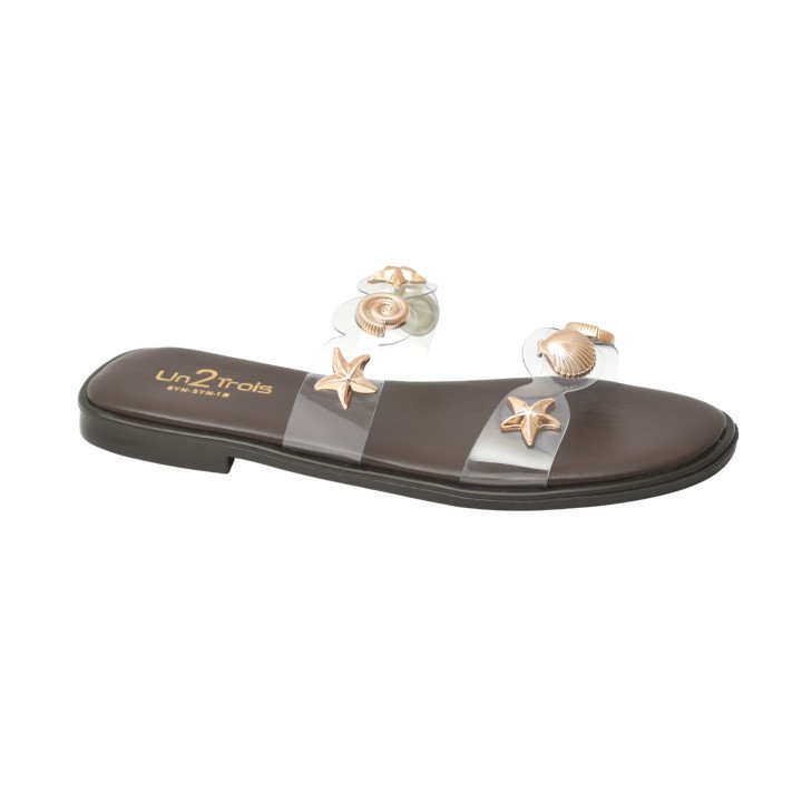 Mule Transparente Coquillage