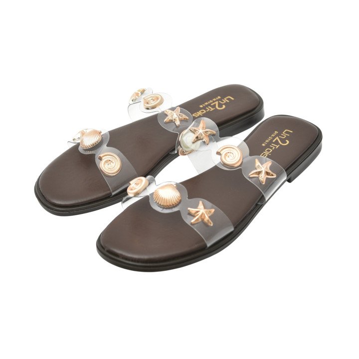 Mule Transparente Coquillage