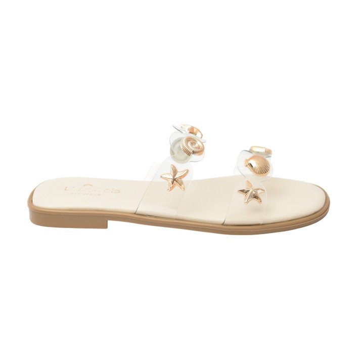 Mule Transparente Coquillage