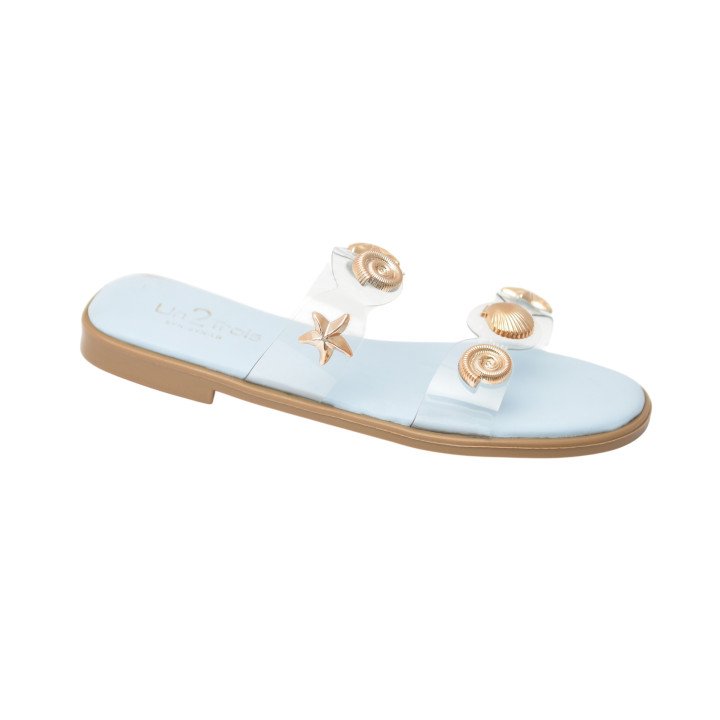 Mule Transparente Coquillage