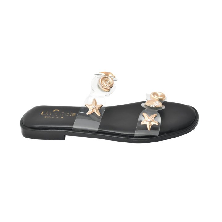 Mule Transparente Coquillage
