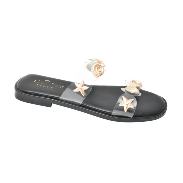 Mule Transparente Coquillage
