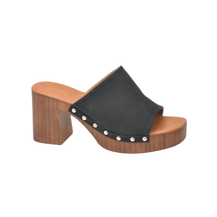Mule à talon plateforme élégante