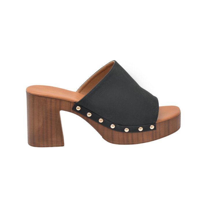 Mule à talon plateforme élégante