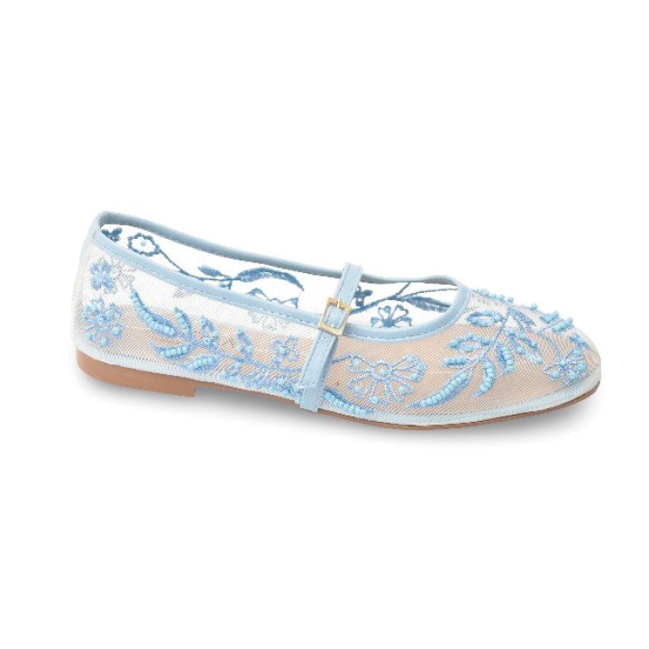 Ballerine en Dentelle Brodée